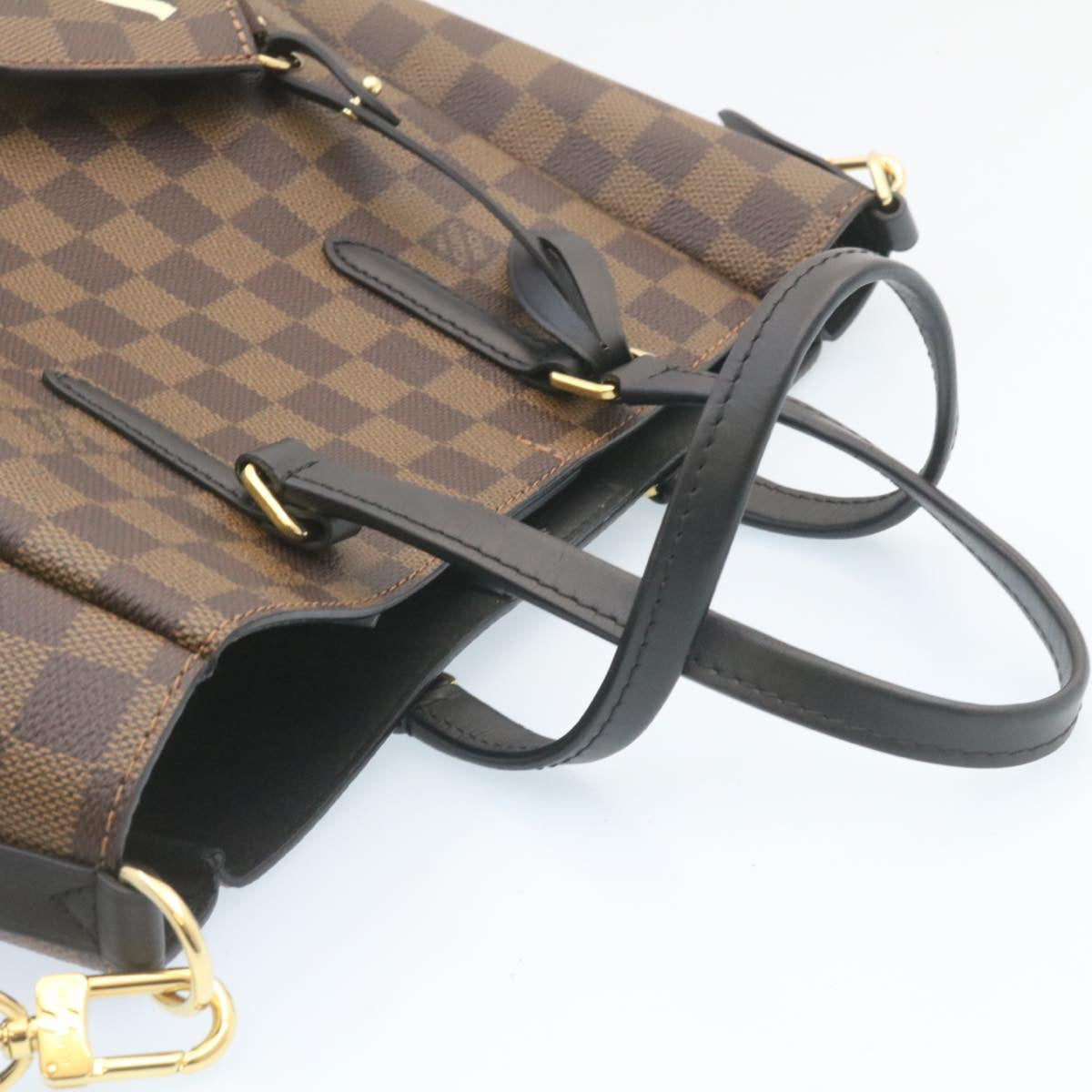 LOUIS VUITTON Damier Ebene Belmont NV BB 2way Hand Bag N60348 LV Auth 27629A