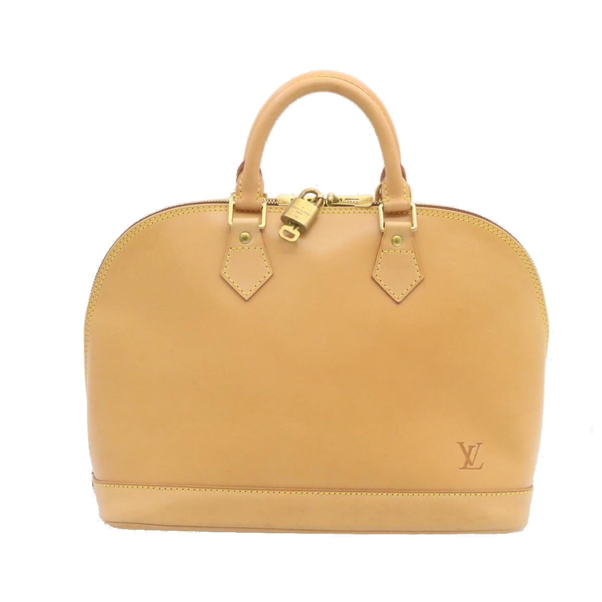 LOUIS VUITTON Nomad Alma PM Hand Bag SP Order Beige Camel M85394 LV Auth 27672A