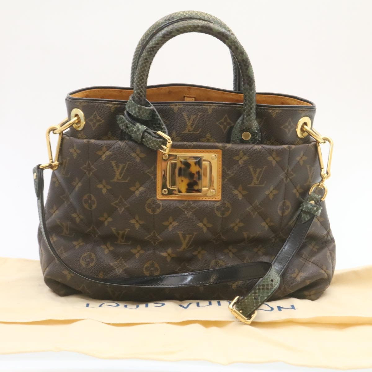 LOUIS VUITTON Monogram Etoile Exotic GM Hand Bag M40402 LV Auth 27690A