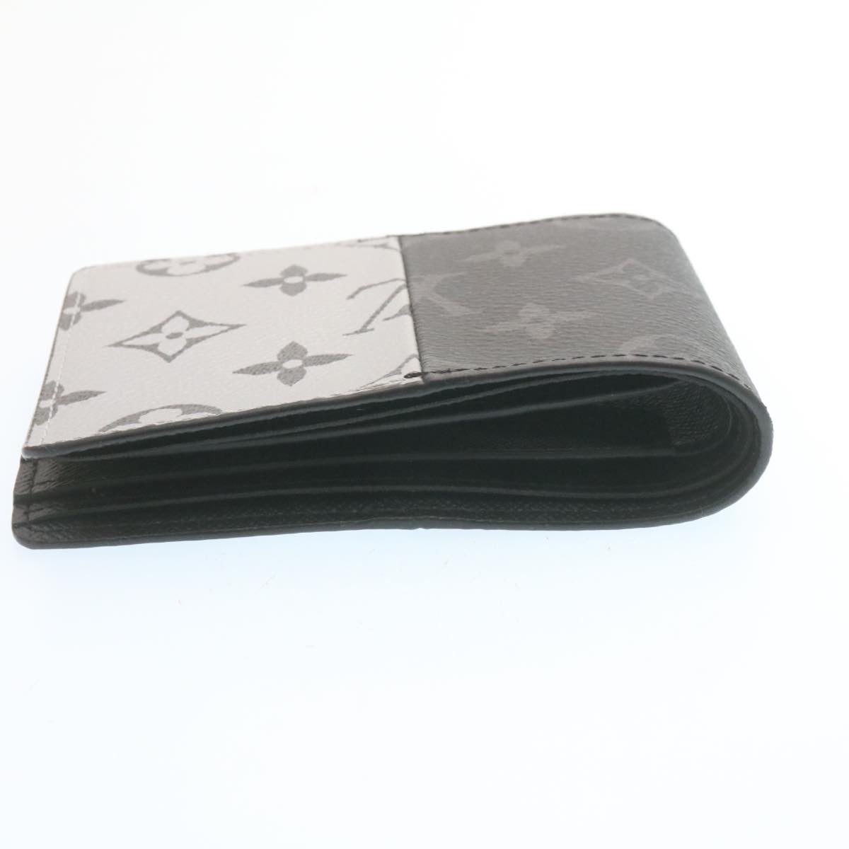 LOUIS VUITTON Monogram Eclipse Split Portefeuille Multipull Wallet M63025 27779