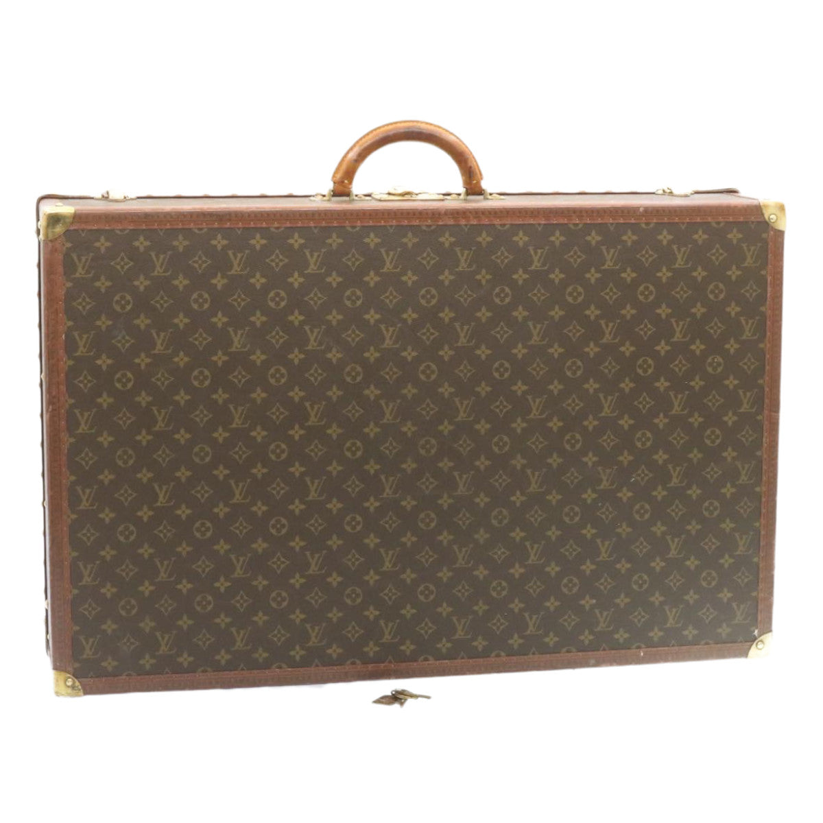 LOUIS VUITTON Monogram Alzer 80 Trunk Vintage M21222 LV Auth 27799A