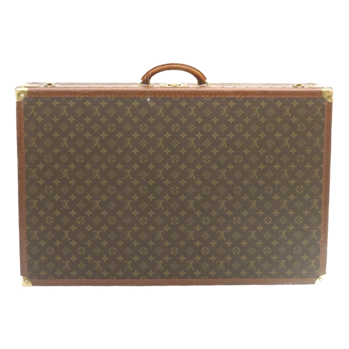 LOUIS VUITTON Monogram Alzer 80 Trunk Vintage M21222 LV Auth 27799A