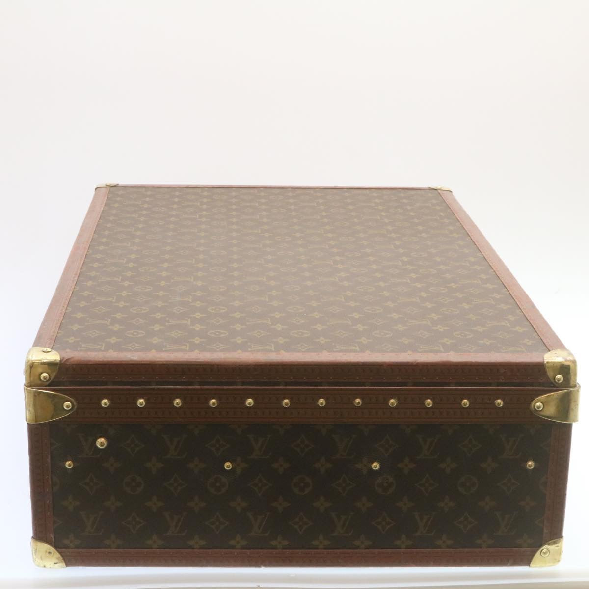 LOUIS VUITTON Monogram Alzer 80 Trunk Vintage M21222 LV Auth 27799A