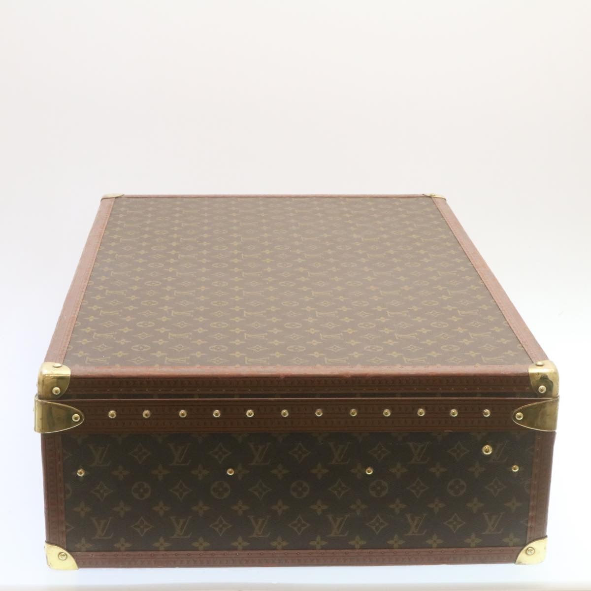 LOUIS VUITTON Monogram Alzer 80 Trunk Vintage M21222 LV Auth 27799A