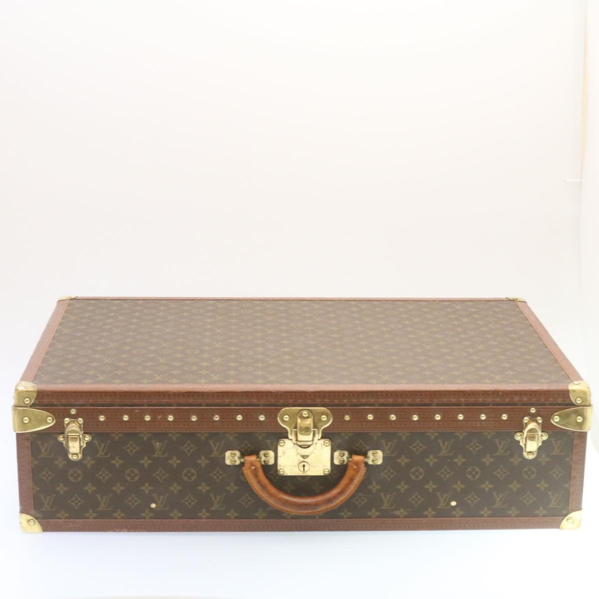 LOUIS VUITTON Monogram Alzer 80 Trunk Vintage M21222 LV Auth 27799A