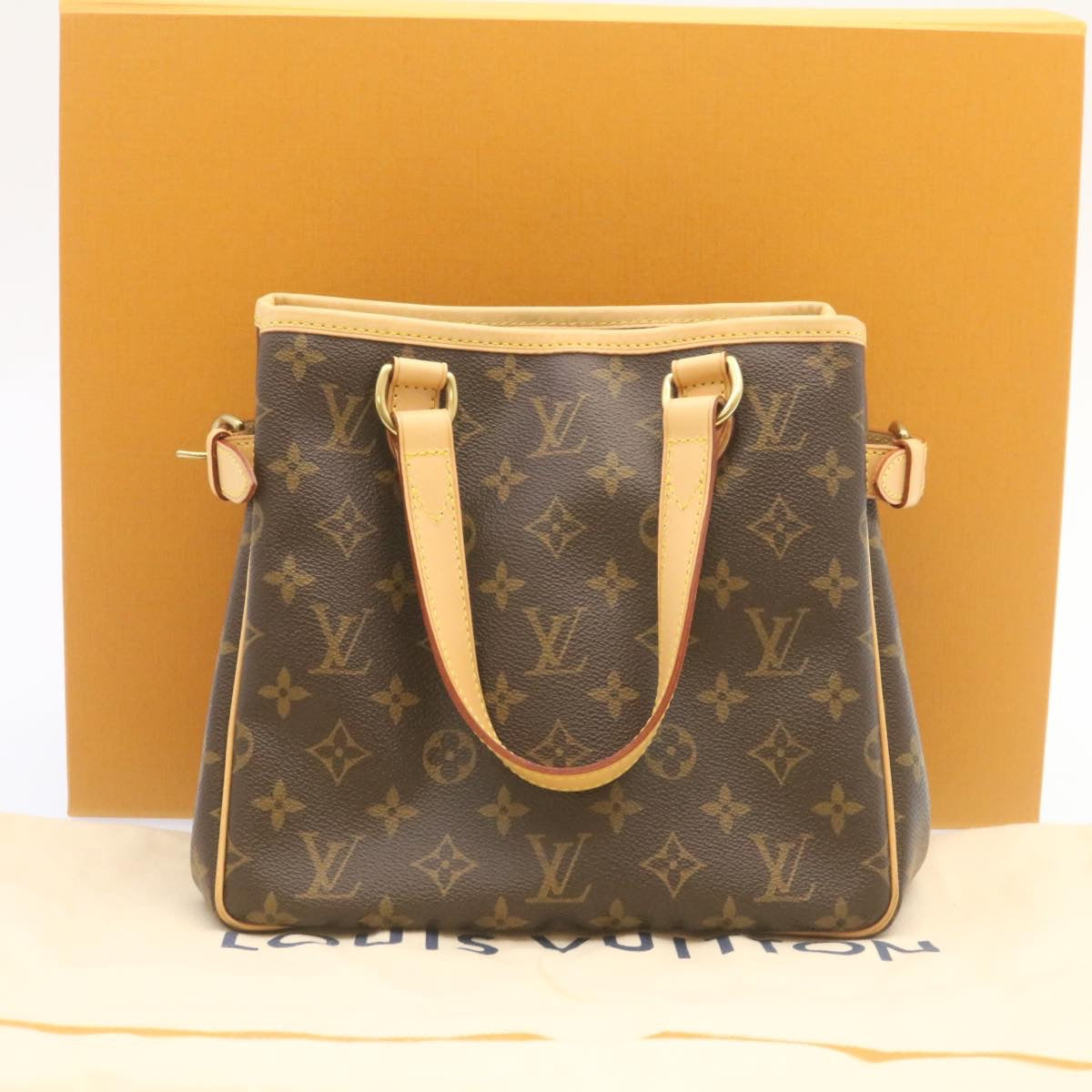 LOUIS VUITTON Monogram Batignolles Hand Bag M51156 LV Auth 27841A