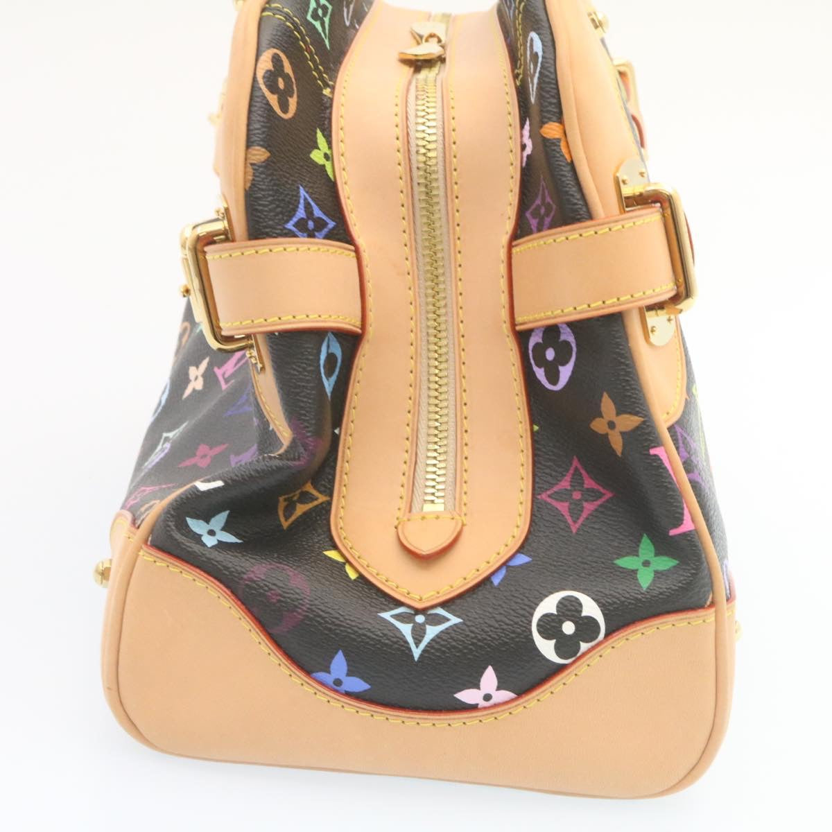 LOUIS VUITTON Monogram Multicolor Claudia Hand Bag Black M40194 LV Auth 28182A