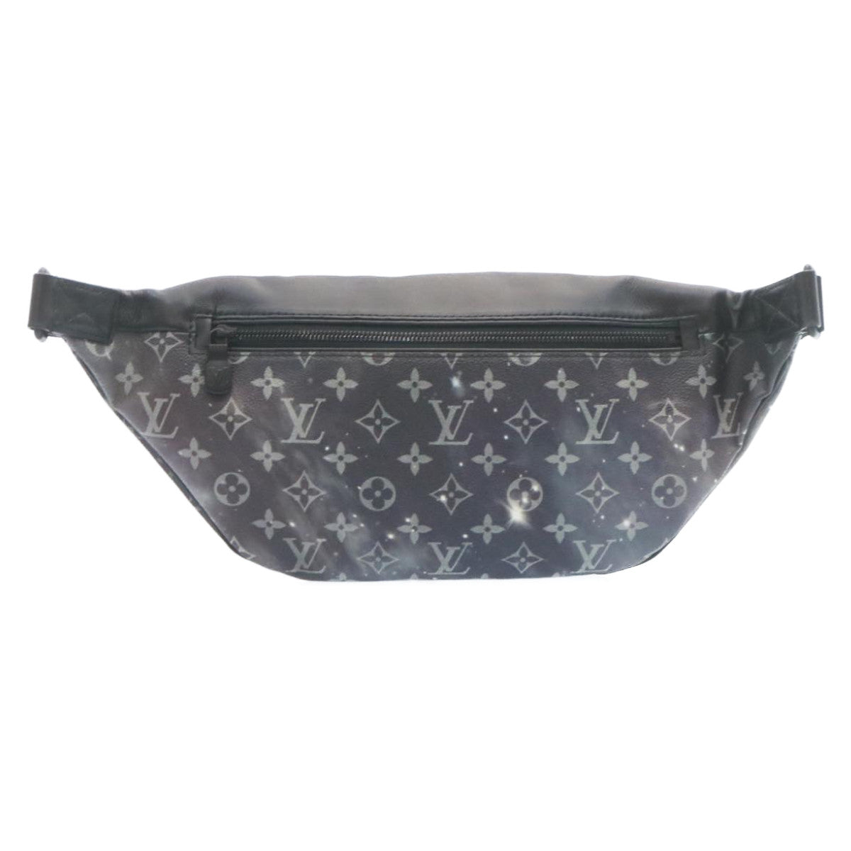 LOUIS VUITTON Monogram Galaxy Discovery Bum Bag Shoulder Bag Black Auth 28275A