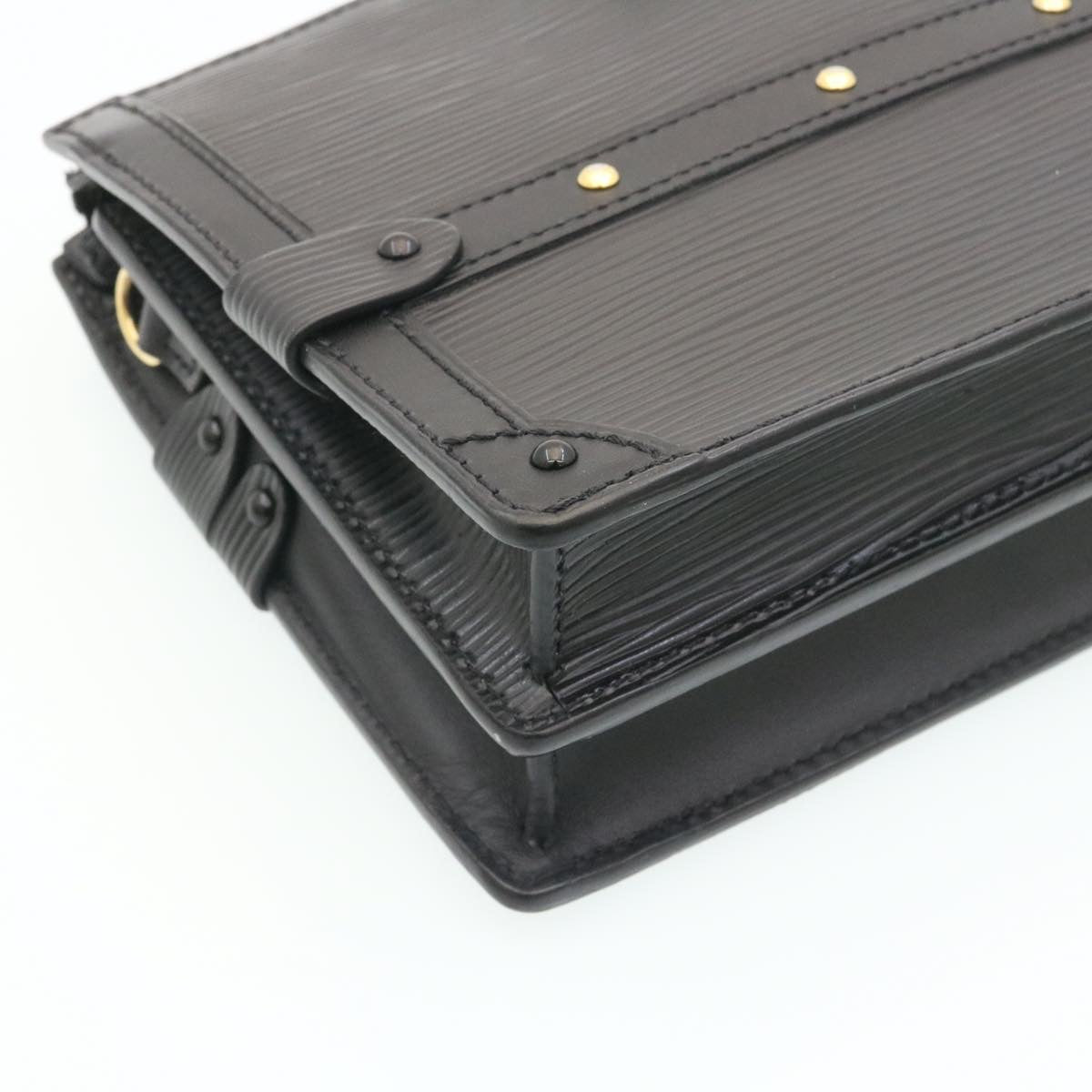 LOUIS VUITTON Epi Trunk Clutch 2Way Shoulder Bag Black M53052 LV Auth 28382SM