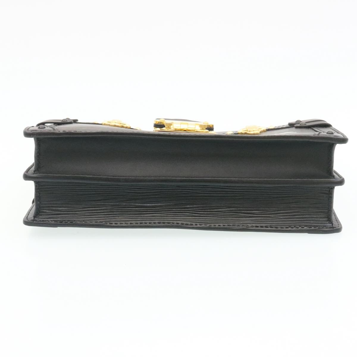LOUIS VUITTON Epi Trunk Clutch 2Way Shoulder Bag Black M53052 LV Auth 28382SM