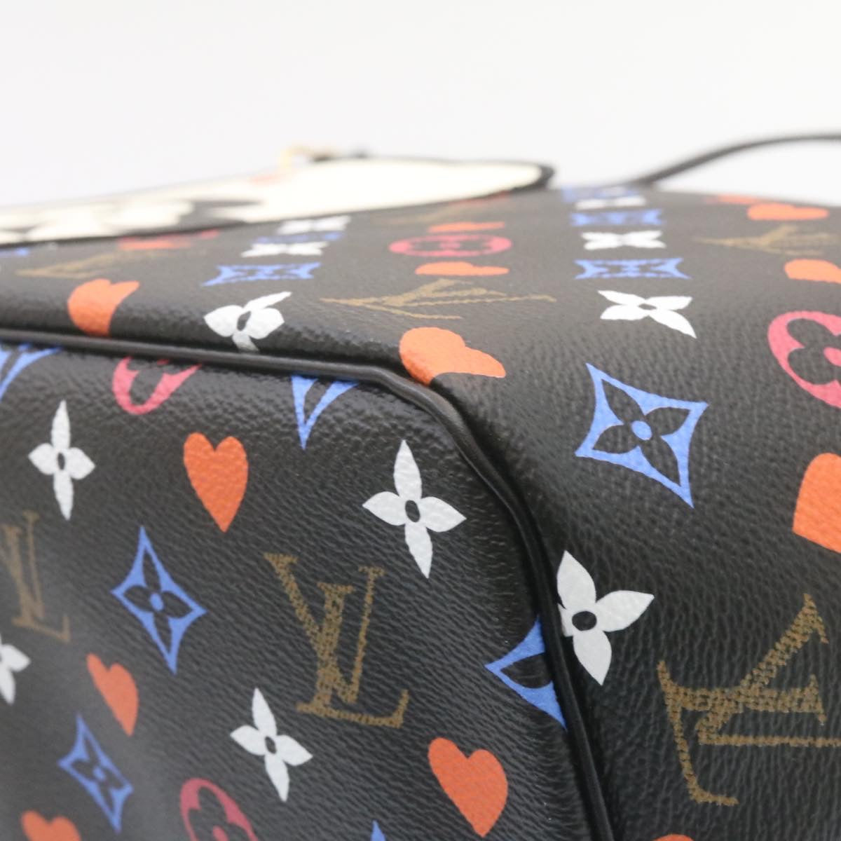 LOUIS VUITTON Game On Collection Neverfull MM Shoulder Bag M57483 LV Auth 28626S
