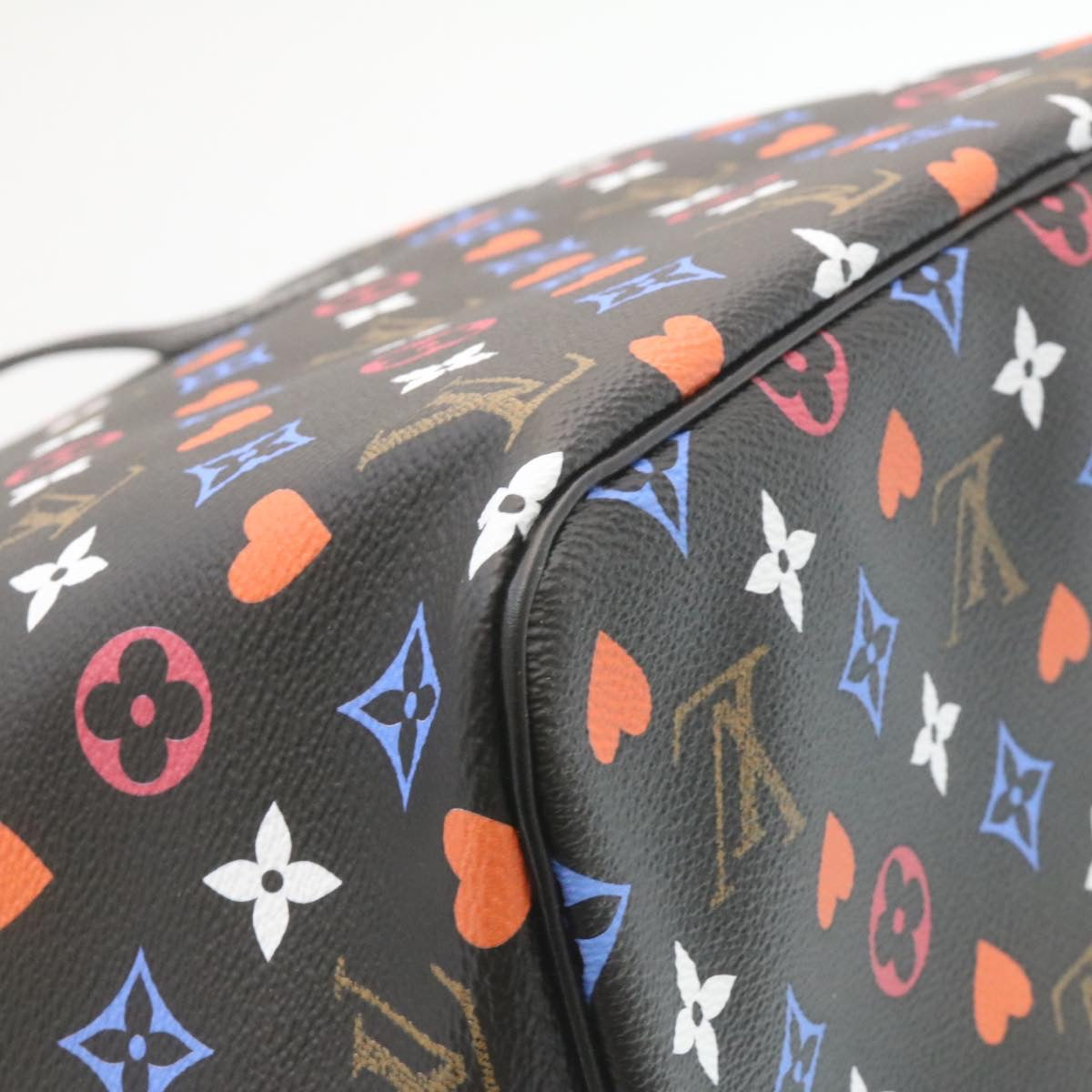 LOUIS VUITTON Game On Collection Neverfull MM Shoulder Bag M57483 LV Auth 28626S
