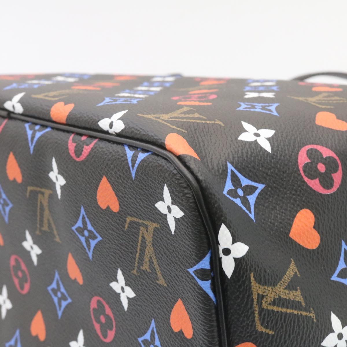 LOUIS VUITTON Game On Collection Neverfull MM Shoulder Bag M57483 LV Auth 28626S