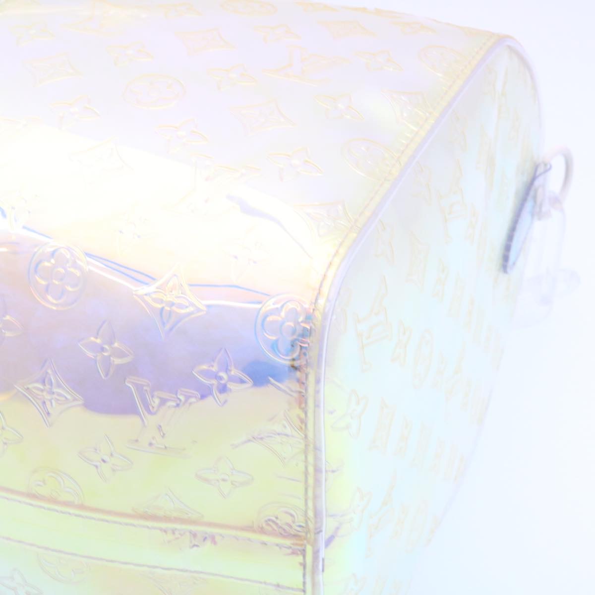 LOUIS VUITTON Monogram Prism Keepall Bandouliere 50 BostonBag M53271 Auth 28628S