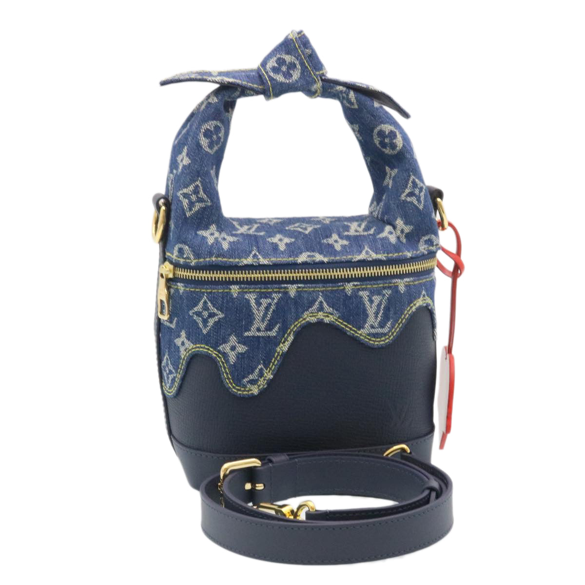 LOUIS VUITTON MonogramDenim drip Japanese cruiser ShoulderBag M45970 Auth 28766SM