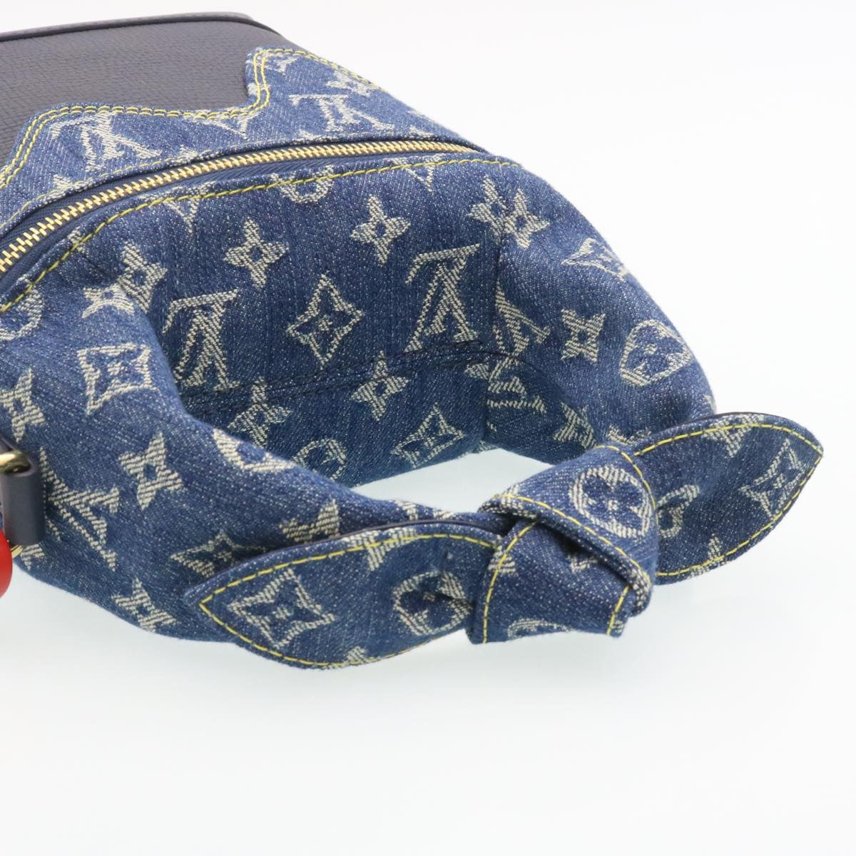 LOUIS VUITTON MonogramDenim drip Japanese cruiser ShoulderBag M45970 Auth 28766SM