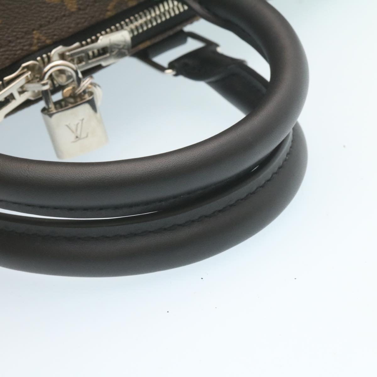 LOUIS VUITTON Monogram Macassar Keepall Bandouliere 55 M56714 Auth 28882S