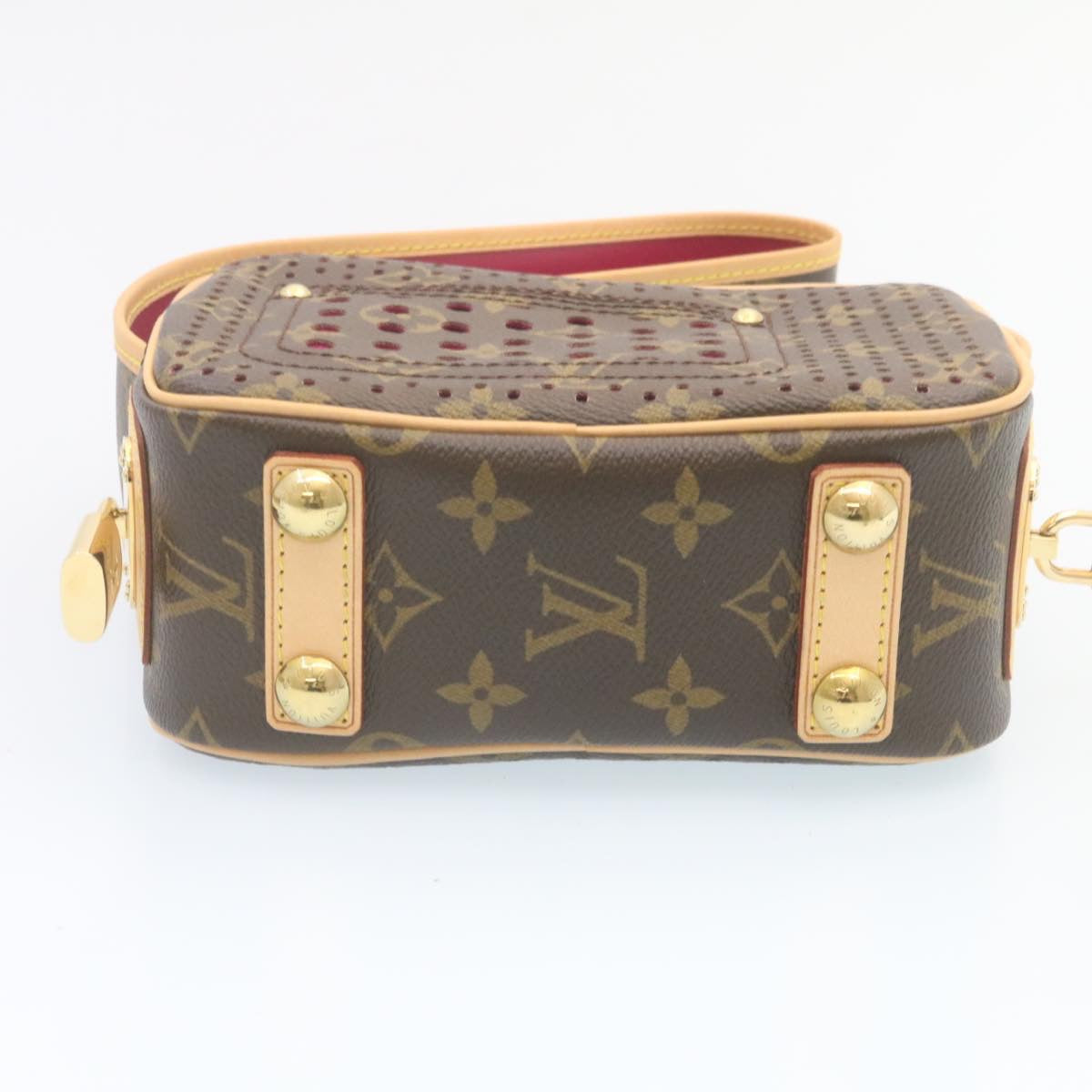 LOUIS VUITTON Monogram Perfo Mini Trocadero Shoulder Bag M95175 LV Auth 28917SAV