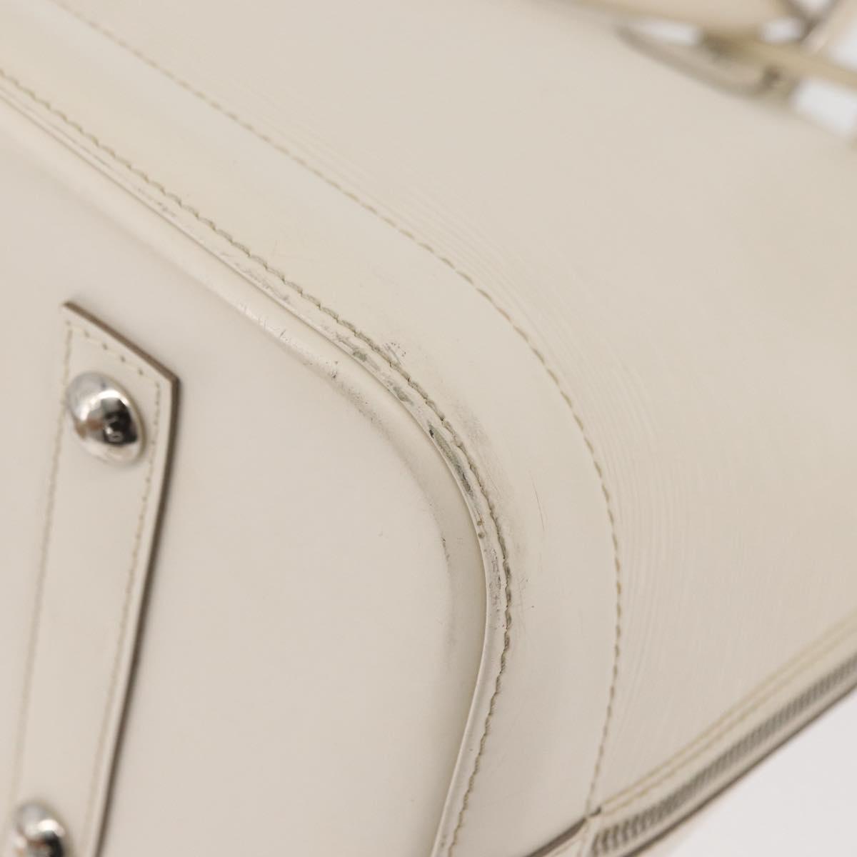 LOUIS VUITTON Epi Alma GM Hand Bag White M4032J LV Auth 29185