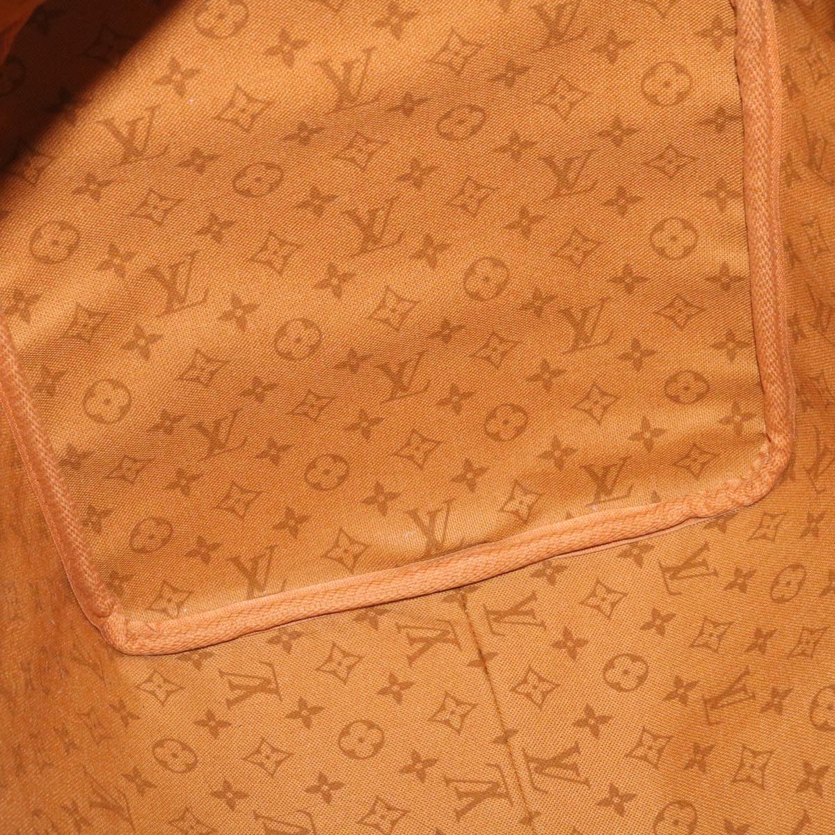 LOUIS VUITTON LV Crafty Keepall Bandouliere 45 Boston Caramel M45473 Auth 29194S