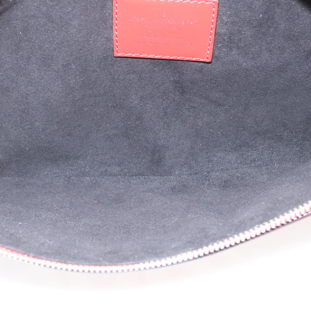 LOUIS VUITTON ﾃ Supreme Epi Bum Bag Waist Bag Red M53418 LV Auth 29232SM