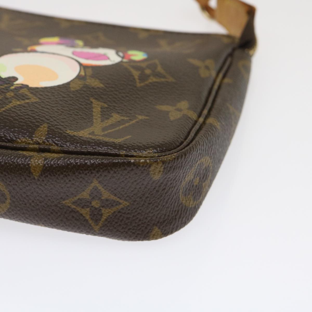 LOUIS VUITTON Monogram Panda Pochette Accessoires Pouch M51981 LV Auth 29555A