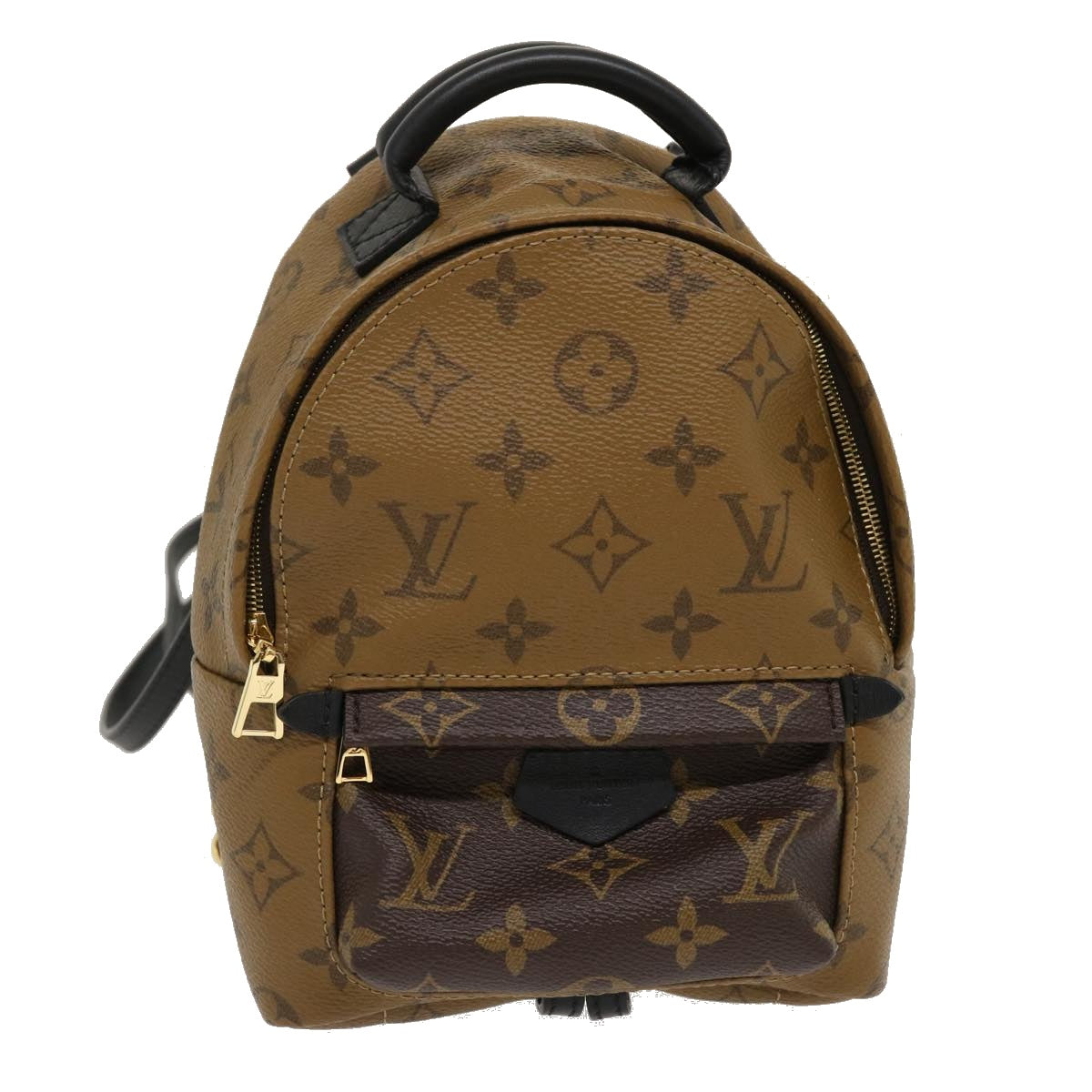 LOUIS VUITTON Monogram Reverse Palm Springs Mini Backpack M42411 LV Auth 29556A