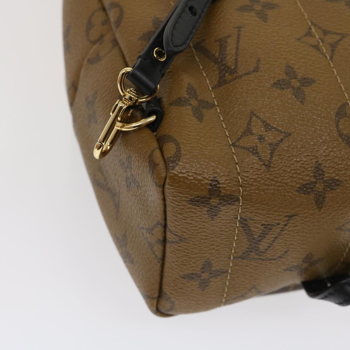 LOUIS VUITTON Monogram Reverse Palm Springs Mini Backpack M42411 LV Auth 29556A