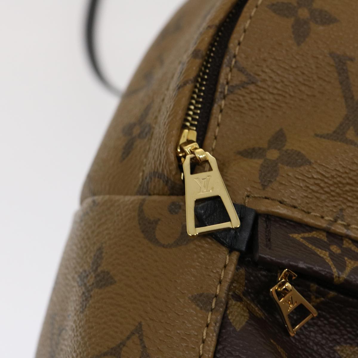 LOUIS VUITTON Monogram Reverse Palm Springs Mini Backpack M42411 LV Auth 29556A