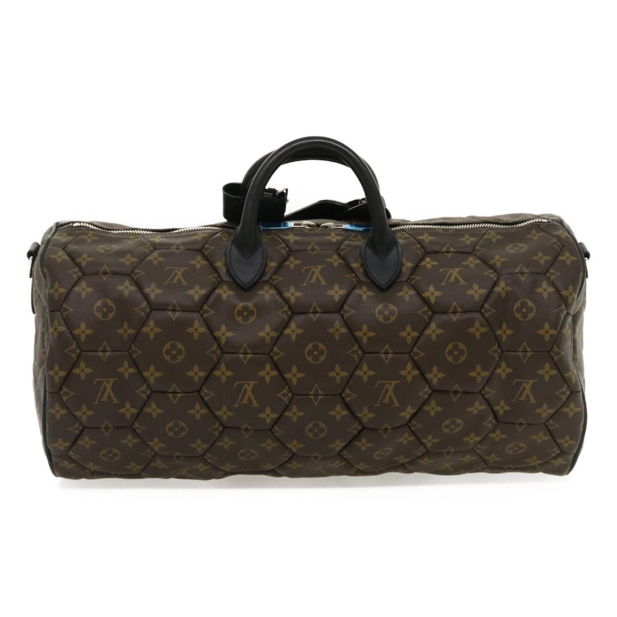 LOUIS VUITTON Monogram Macassar Neo sporty Hexagon Boston Bag M40398 Auth 29557A