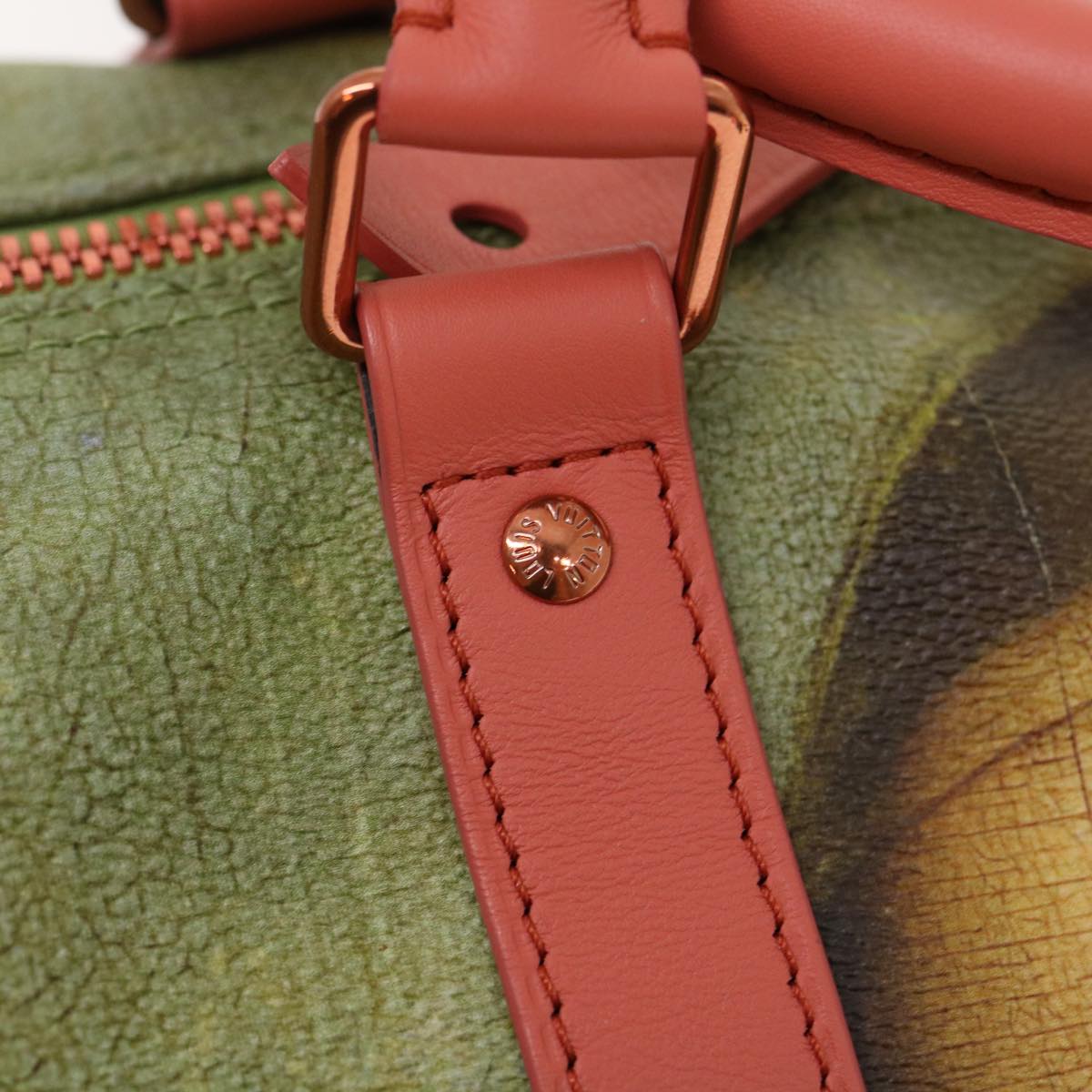 LOUIS VUITTON Masters Collection Keepall Bandouliere 50 Boston M43377 Auth 29559SM
