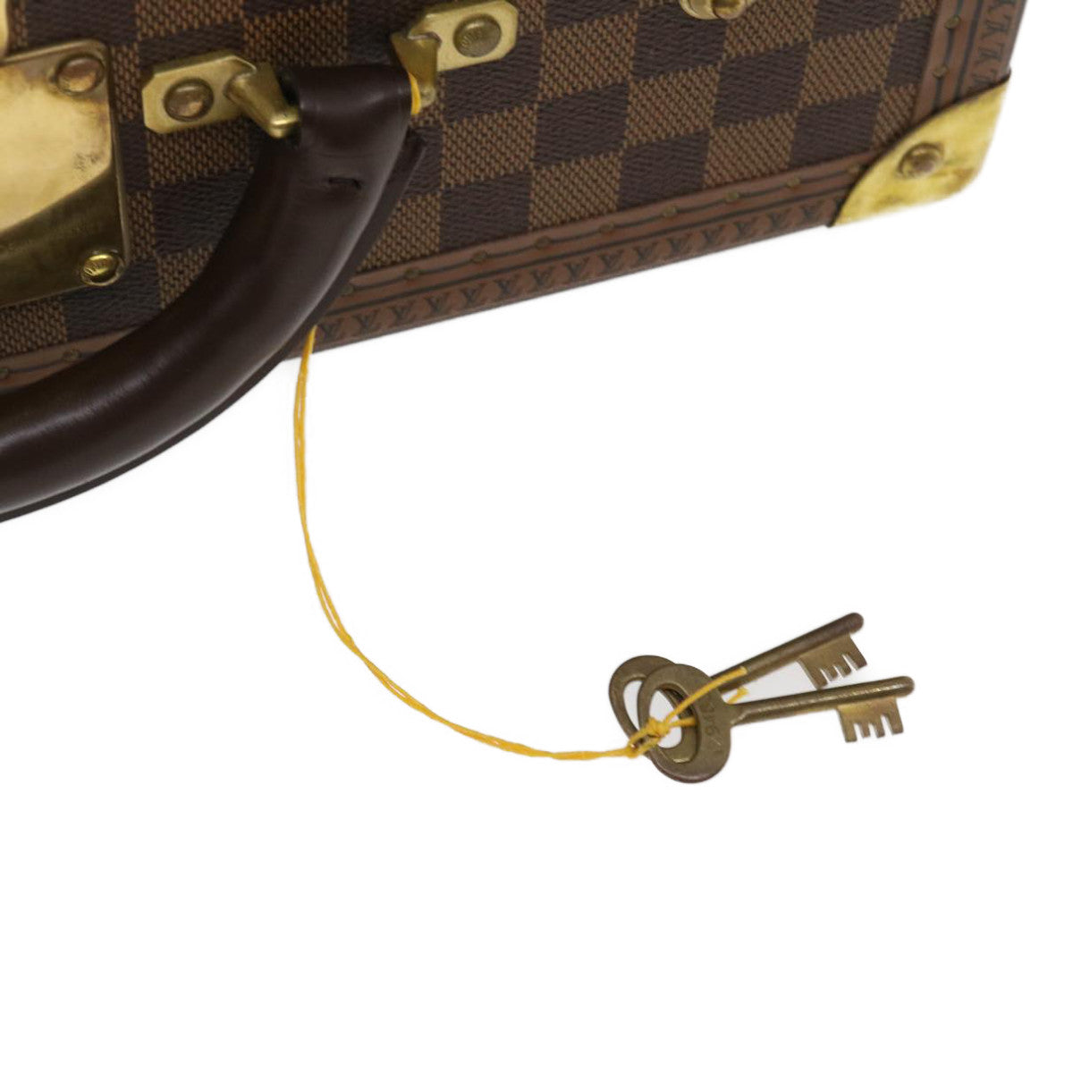 LOUIS VUITTON Damier Ebene Cotteville 40 Trunk LV Auth 29607A