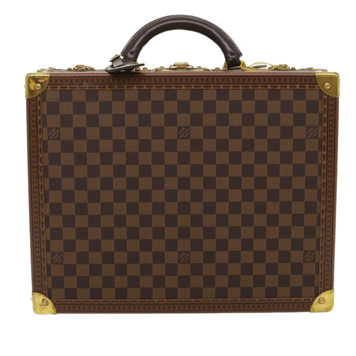 LOUIS VUITTON Damier Ebene Cotteville 40 Trunk LV Auth 29607A