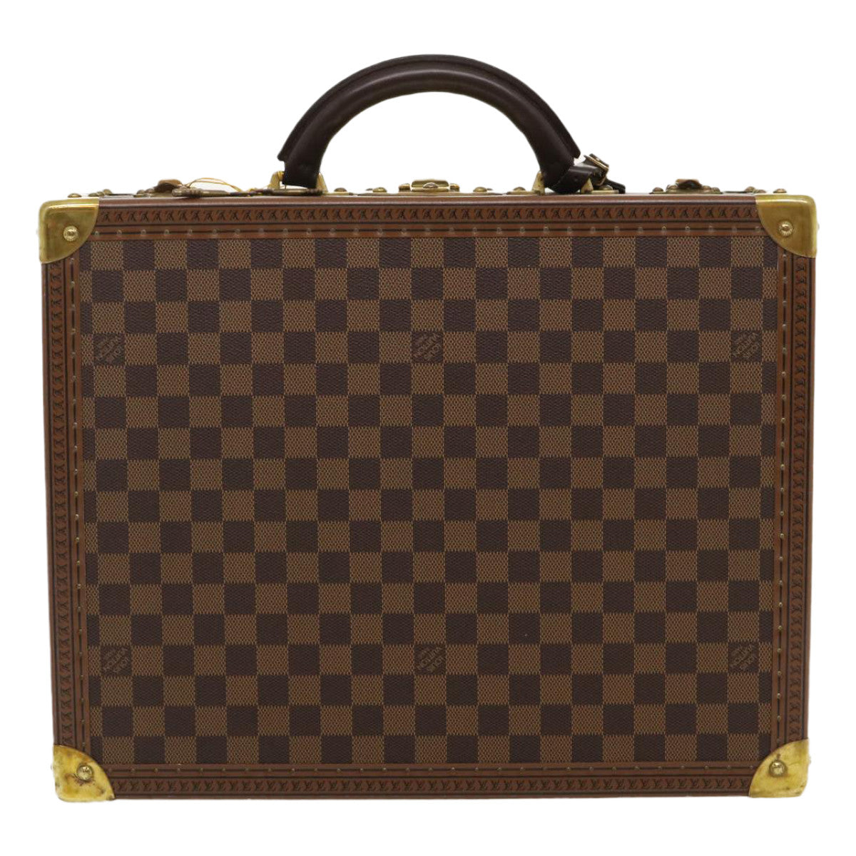 LOUIS VUITTON Damier Ebene Cotteville 40 Trunk LV Auth 29607A