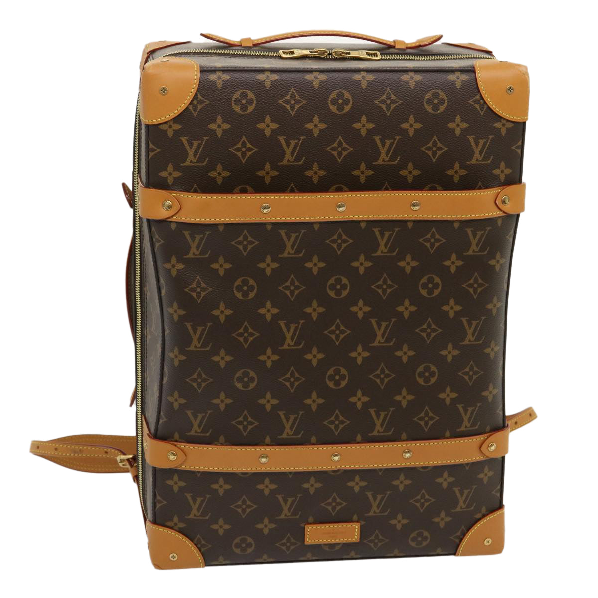 LOUIS VUITTON Monogram Soft Trunk Backpack MM Trunk M44749 LV Auth 29610A