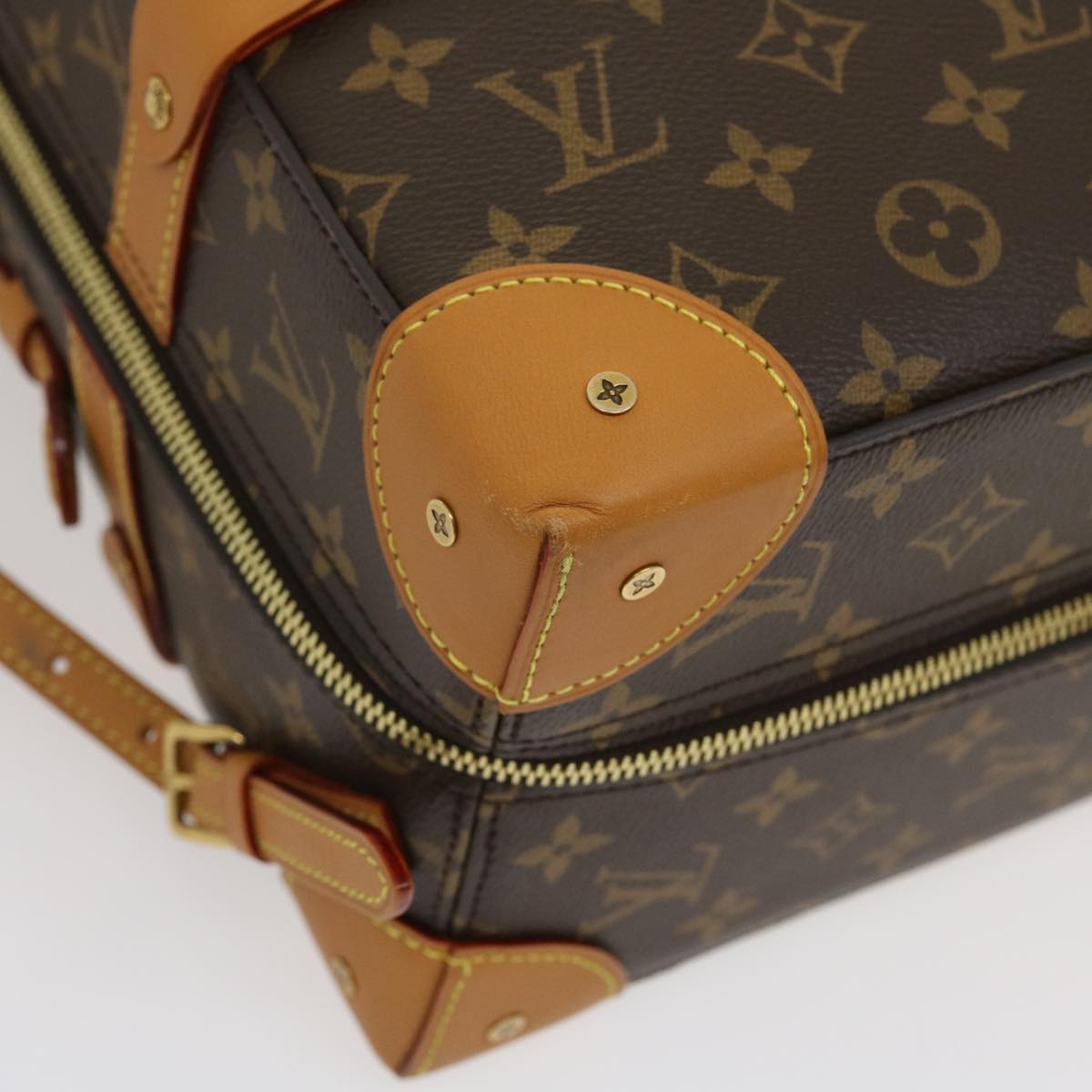 LOUIS VUITTON Monogram Soft Trunk Backpack MM Trunk M44749 LV Auth 29610SM