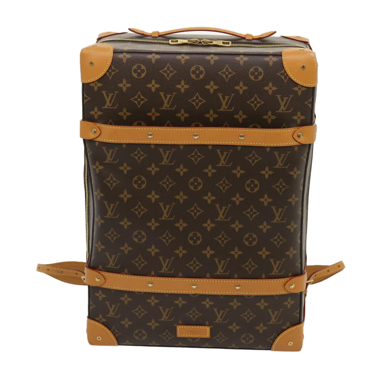 LOUIS VUITTON Monogram Soft Trunk Backpack MM Trunk M44749 LV Auth 29610A