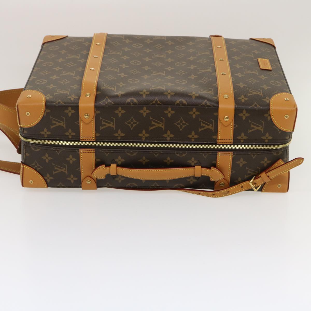 LOUIS VUITTON Monogram Soft Trunk Backpack MM Trunk M44749 LV Auth 29610A