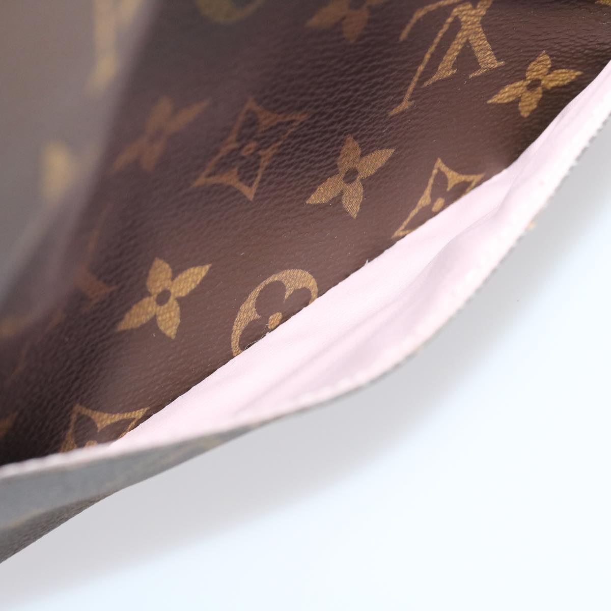 LOUIS VUITTON Monogram Portefeuille Sarah Long Wallet Pink M62235 LV Auth 29709A