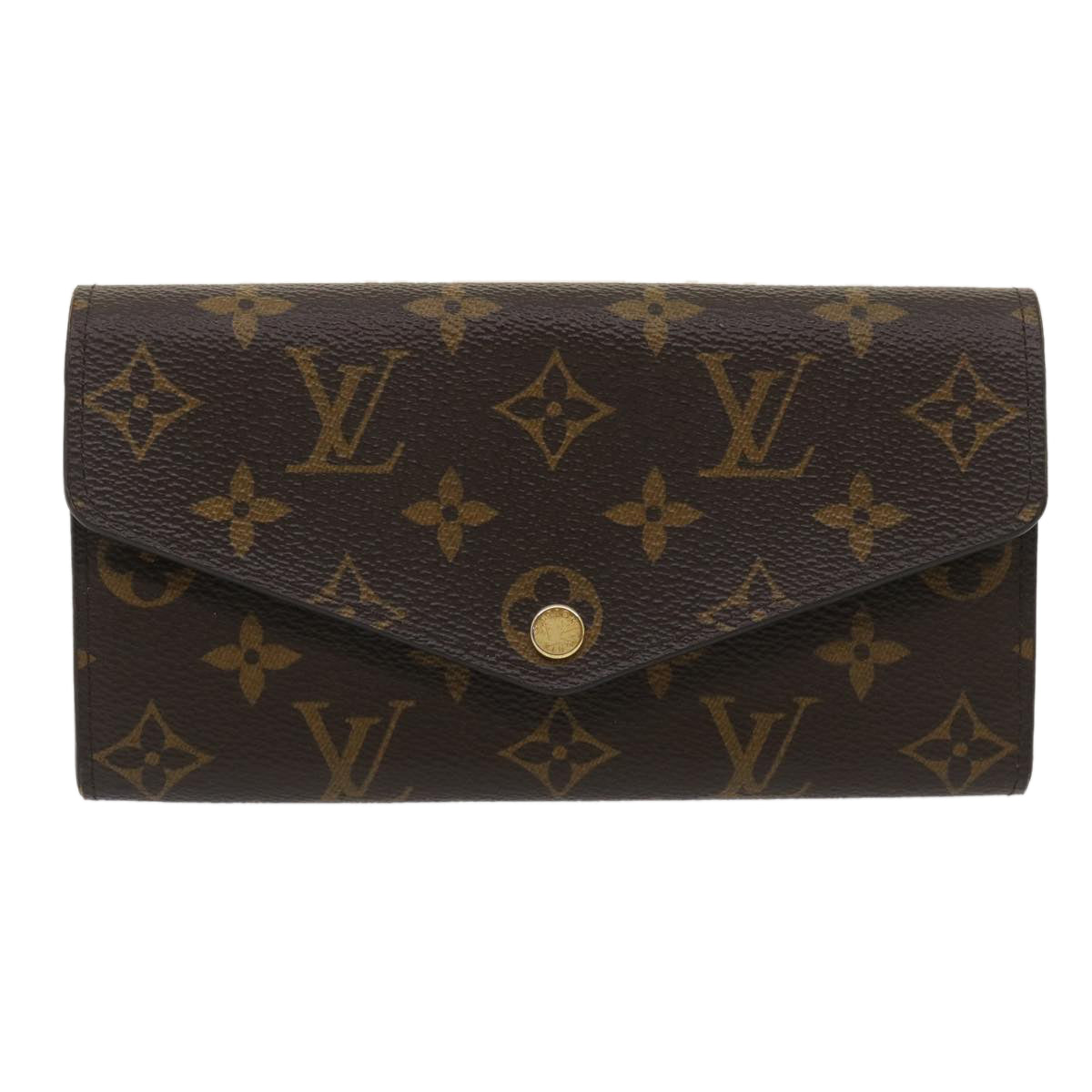 LOUIS VUITTON Monogram Portefeuille Sarah Long Wallet Pink M62235 LV Auth 29709A