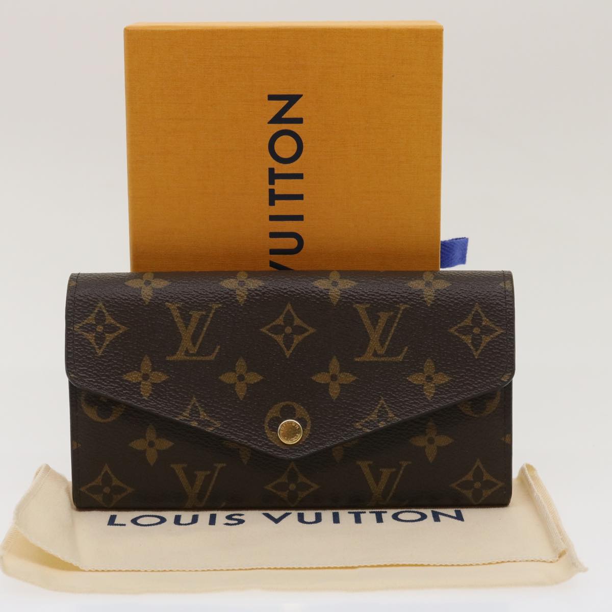 LOUIS VUITTON Monogram Portefeuille Sarah Long Wallet Pink M62235 LV Auth 29709A