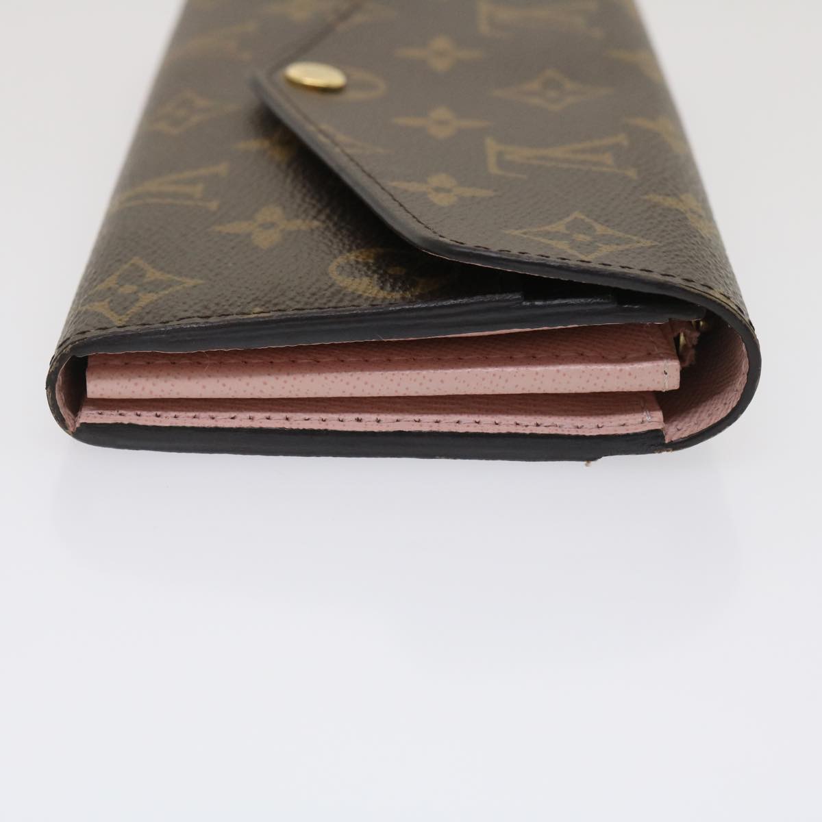 LOUIS VUITTON Monogram Portefeuille Sarah Long Wallet Pink M62235 LV Auth 29709A