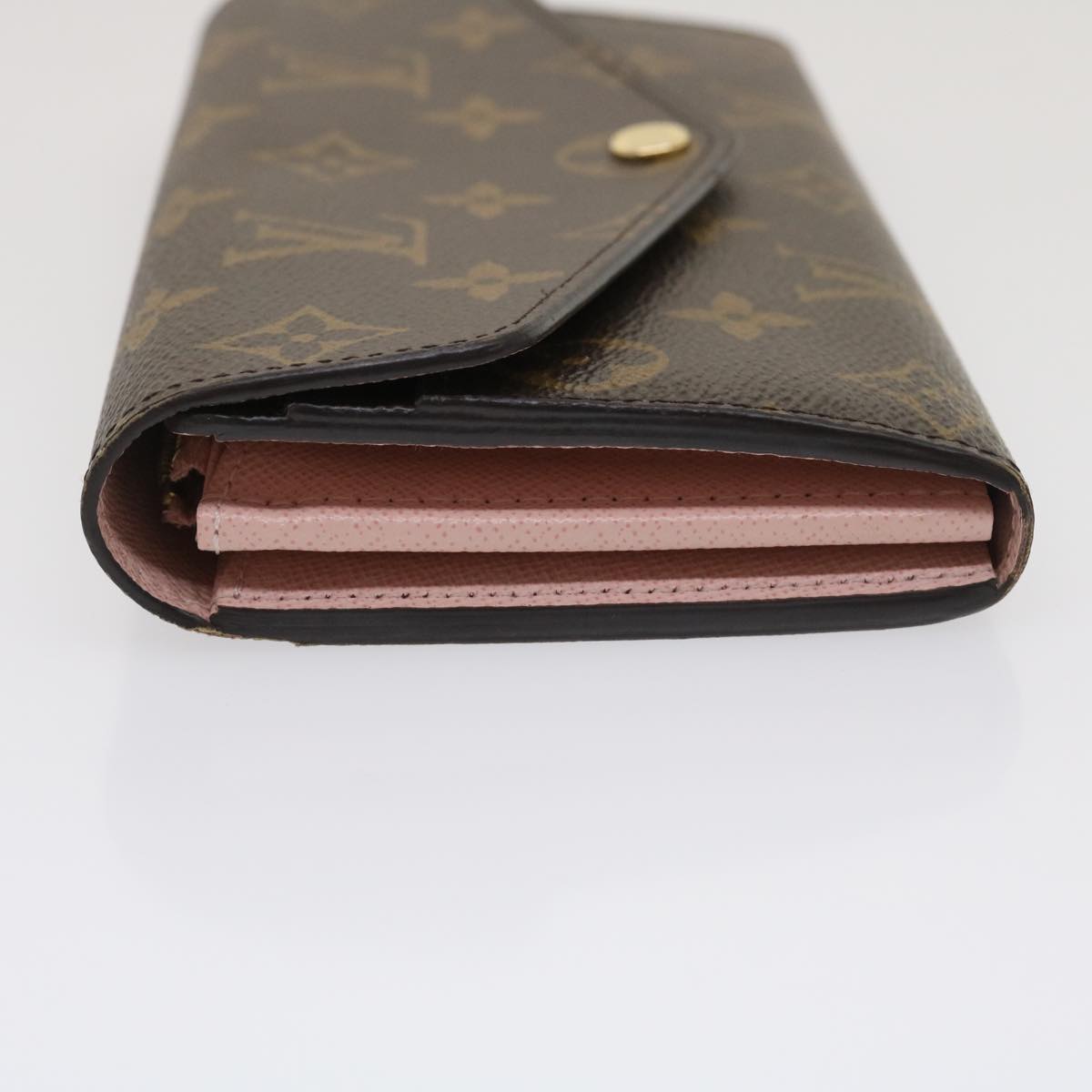 LOUIS VUITTON Monogram Portefeuille Sarah Long Wallet Pink M62235 LV Auth 29709A