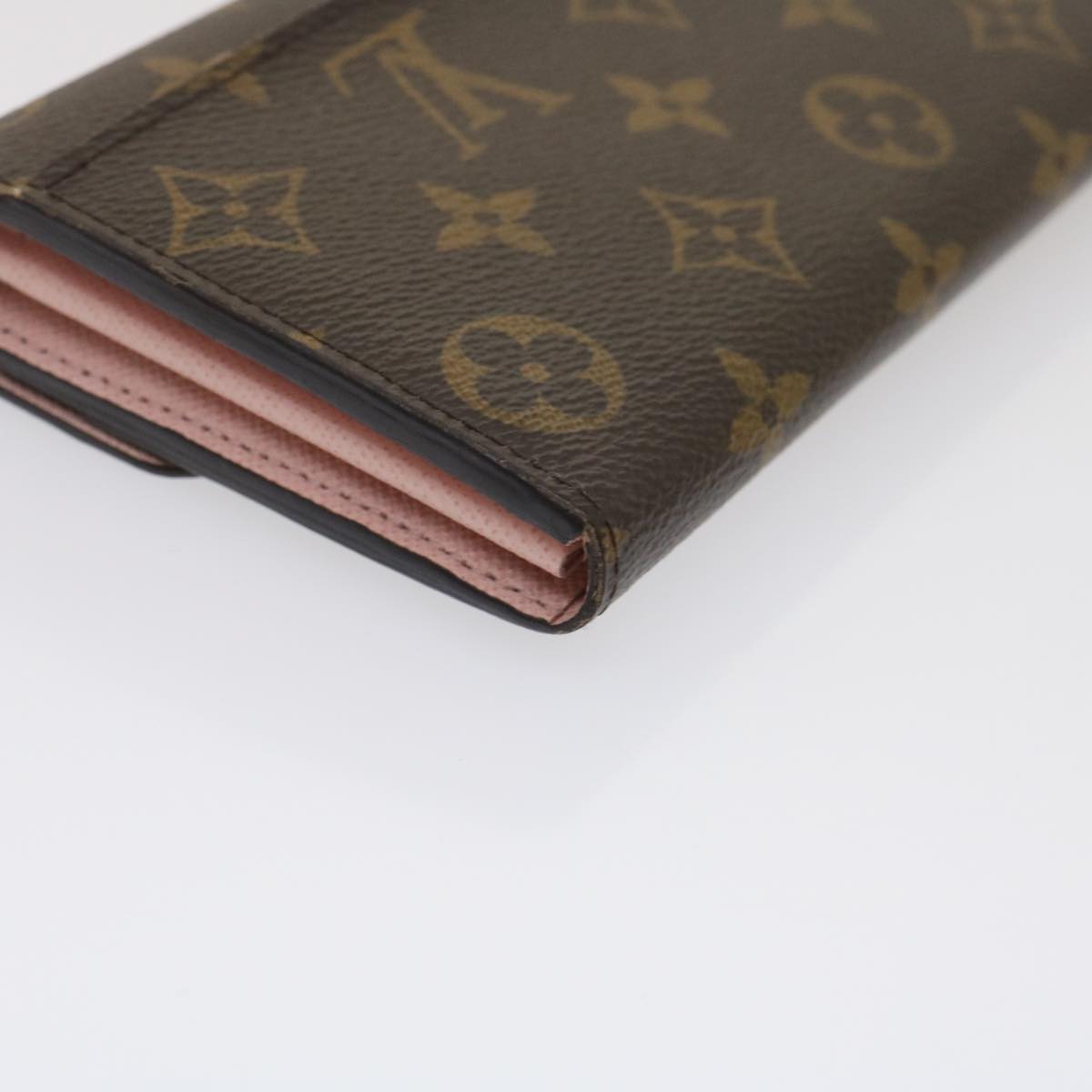 LOUIS VUITTON Monogram Portefeuille Sarah Long Wallet Pink M62235 LV Auth 29709A