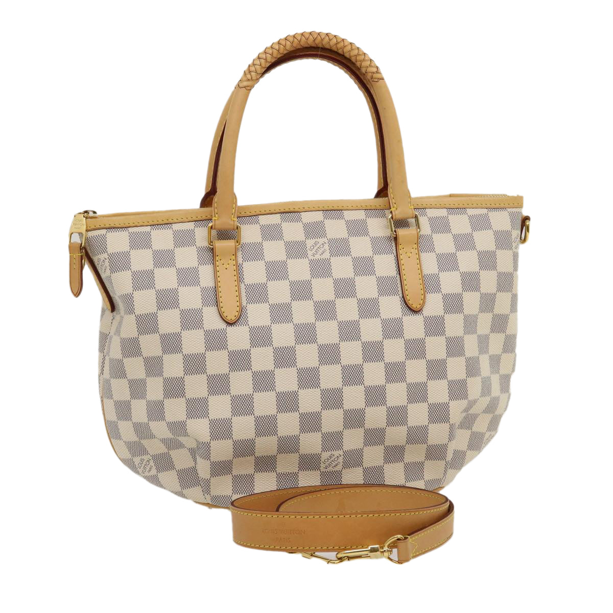 LOUIS VUITTON Damier Azur Riviera PM 2Way Tote Bag N48250 LV Auth 29879V