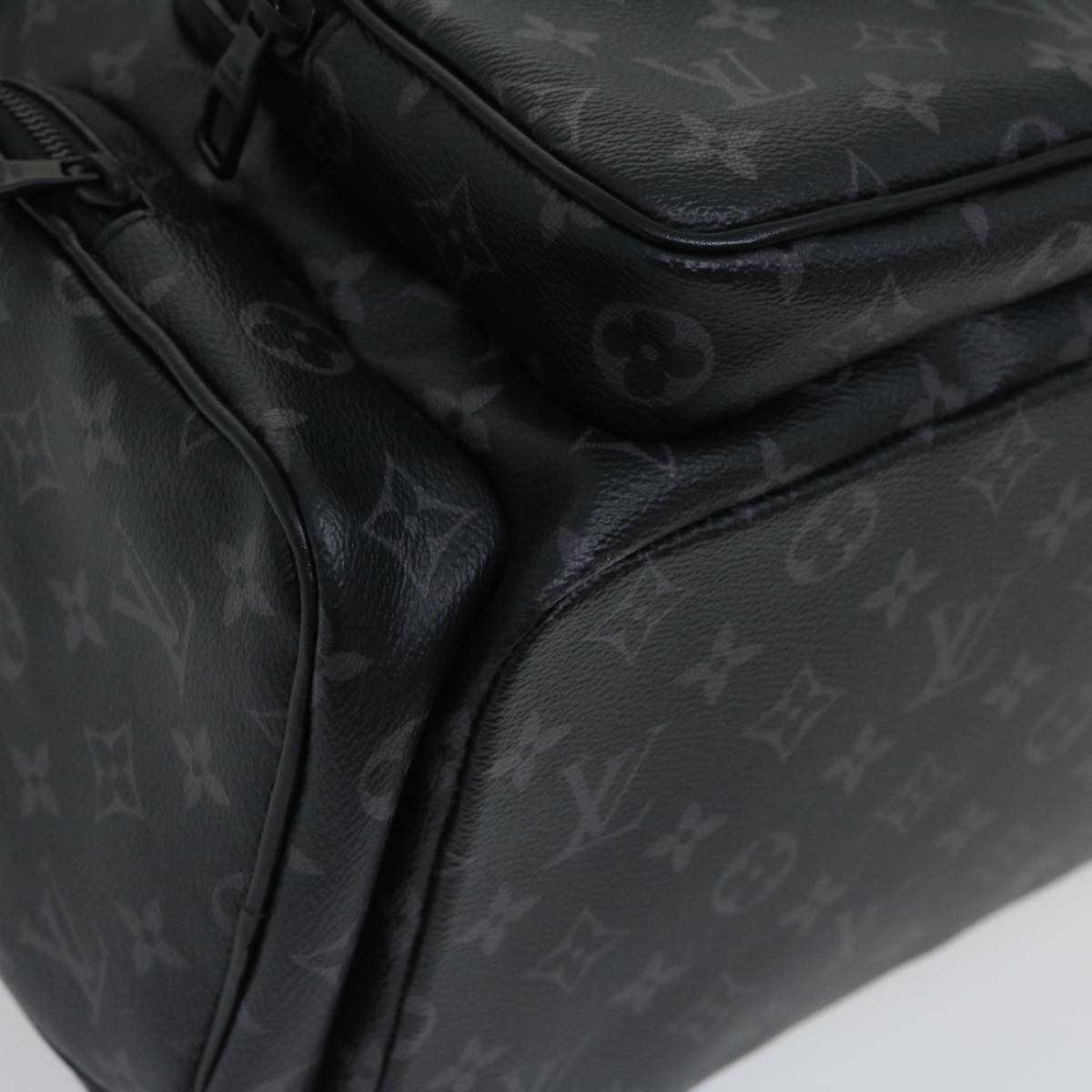 LOUIS VUITTON Monogram Eclipse Trio Backpack Backpack M45538 LV Auth 29886A