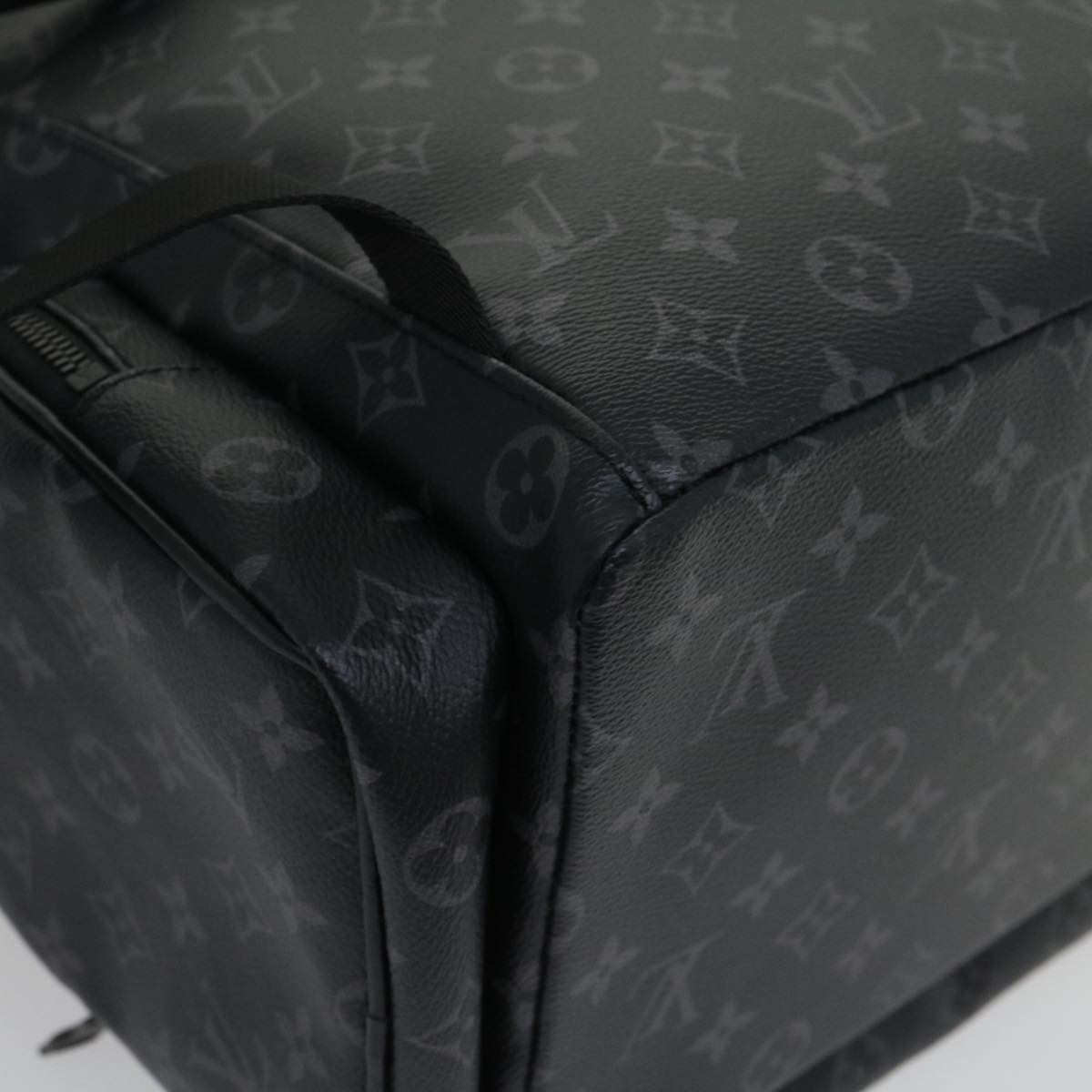 LOUIS VUITTON Monogram Eclipse Trio Backpack Backpack M45538 LV Auth 29886A