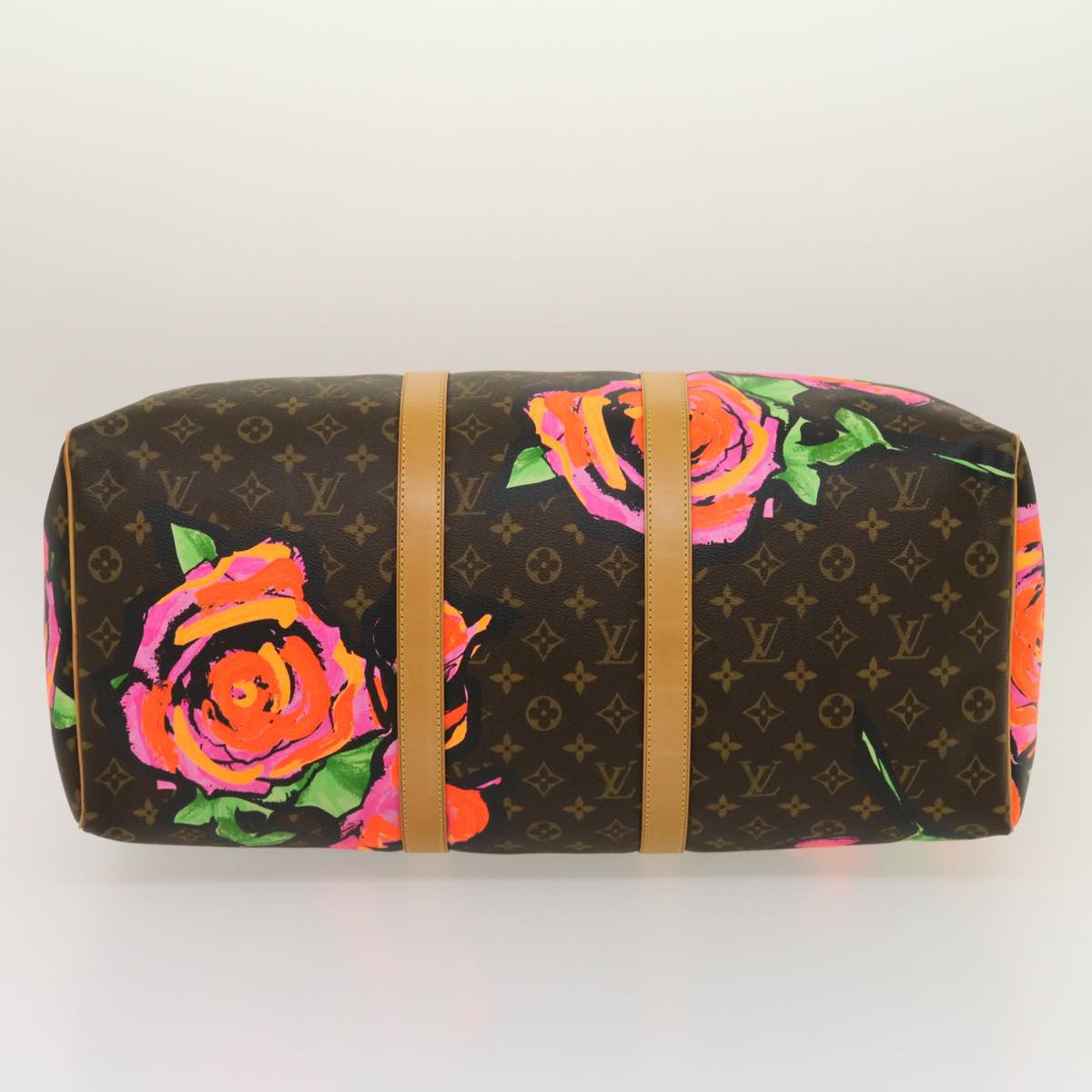 LOUIS VUITTON Monogram Rose Keepall 50 Boston Bag M48605 LV Auth 29944SV