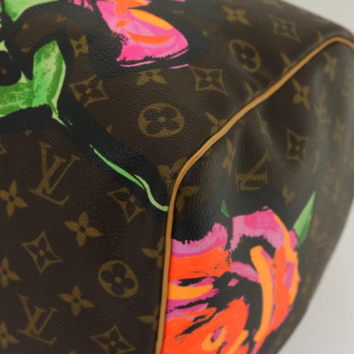 LOUIS VUITTON Monogram Rose Keepall 50 Boston Bag M48605 LV Auth 29944SV