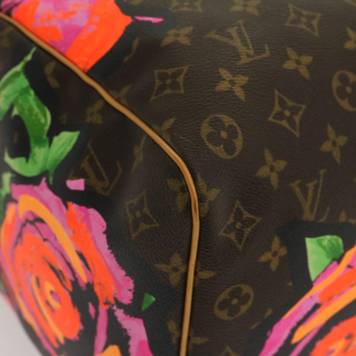 LOUIS VUITTON Monogram Rose Keepall 50 Boston Bag M48605 LV Auth 29944SV
